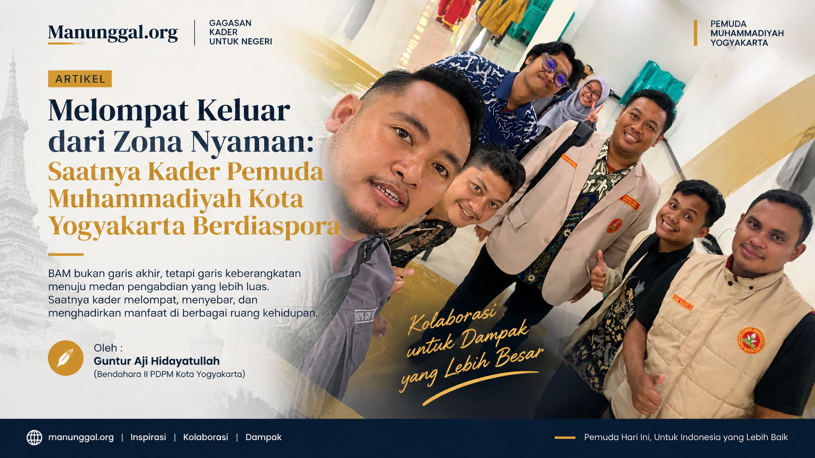 Melompat Keluar dari Zona Nyaman: Saatnya Kader Pemuda Muhammadiyah Kota Yogyakarta Berdiaspora