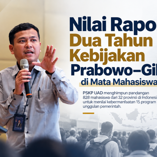 Survei PSKP UAD: 5 Program Prioritas Prabowo-Gibran yang Paling Sedikit Dirasakan Manfaatnya