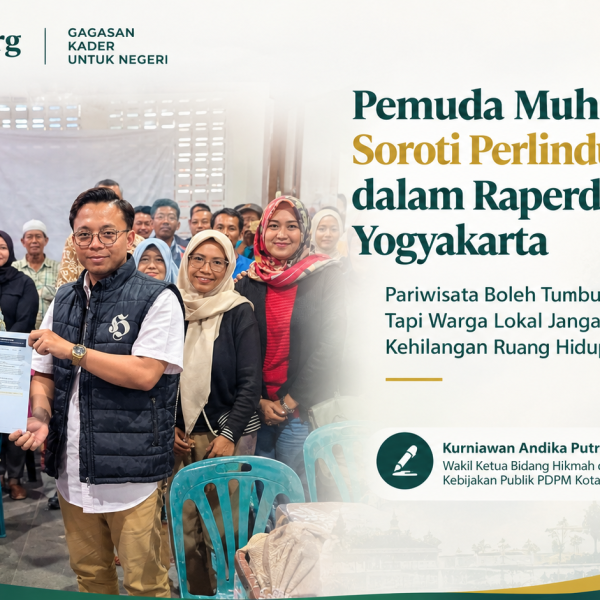 Pemuda Muhammadiyah Soroti Perlindungan Warga dalam Raperda Pariwisata Yogyakarta