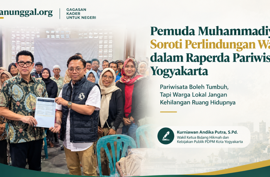 Pemuda Muhammadiyah Soroti Perlindungan Warga dalam Raperda Pariwisata Yogyakarta